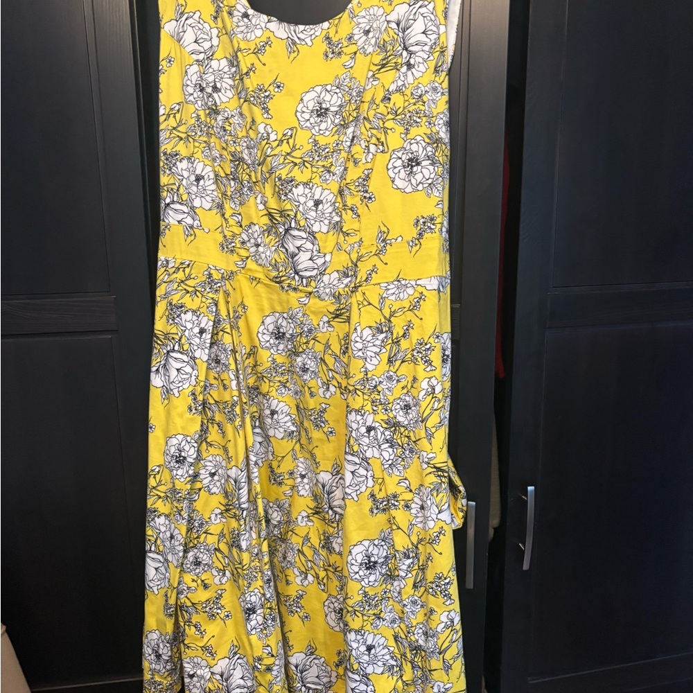 Floral Yellow Dress
